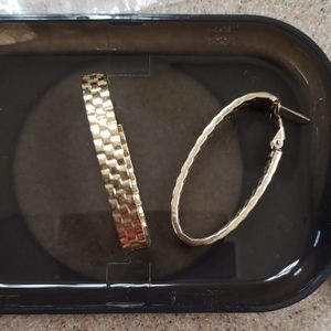 FINAL PRICE- 14k yellow gold earrings